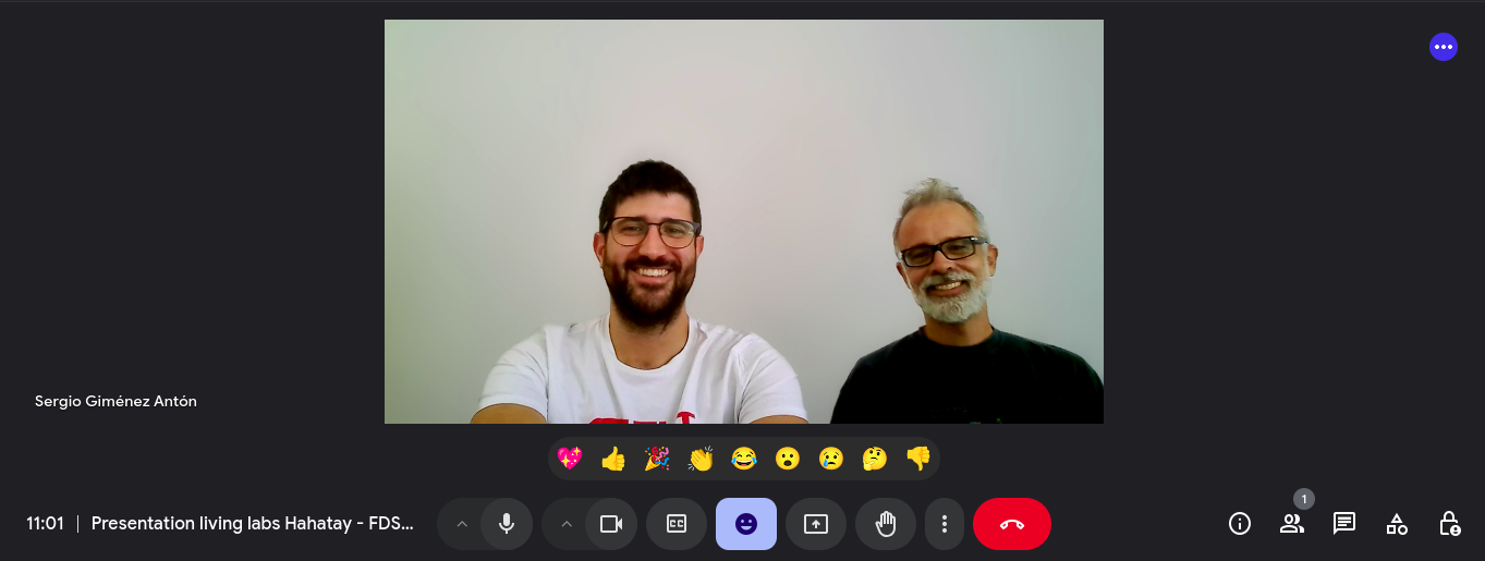 Sergio and Lorenzo at the meeting